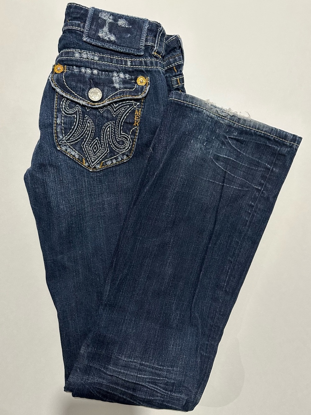 MEK Denim Oaxaca Low Rise Bootcut Jeans 25/34 - Vintage Y2K
